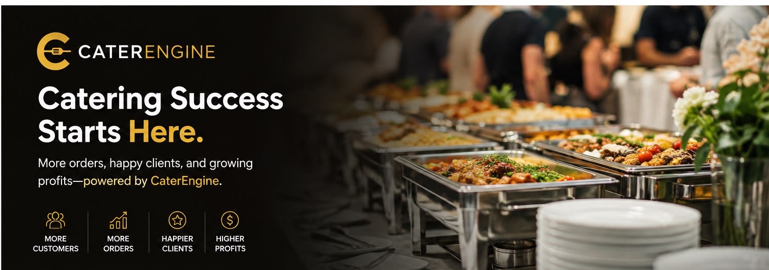 CaterEngine catering success brand banner